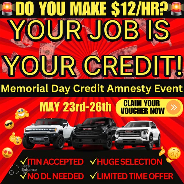 Custom Car Sales Promotion Graphic for AI Automation