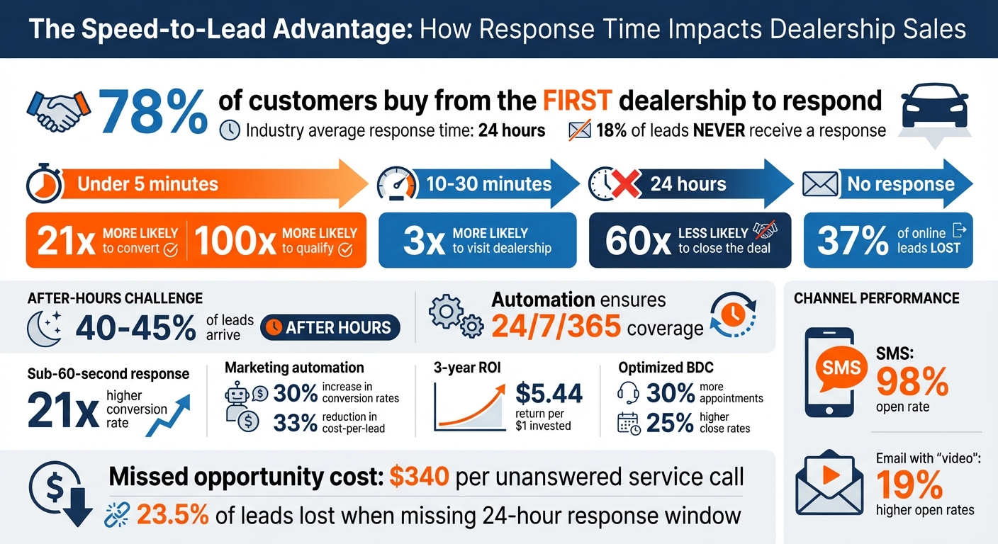 Lead Response Time Impact on Car Dealership Conversion Rates